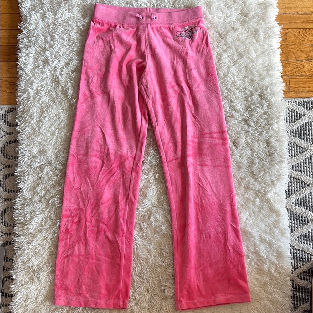 Hot Pink Juniors Juicy Couture Velvet Sweatpants